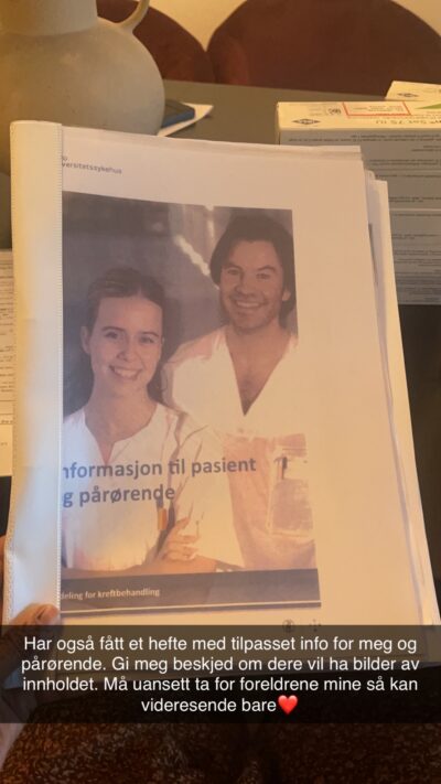Oppdatering pårørende