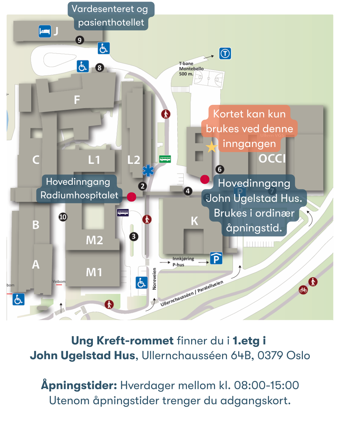 Ung Kreft-rommet kart